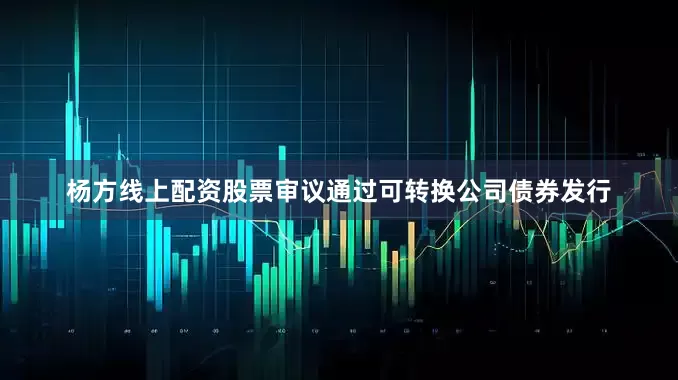 杨方线上配资股票审议通过可转换公司债券发行